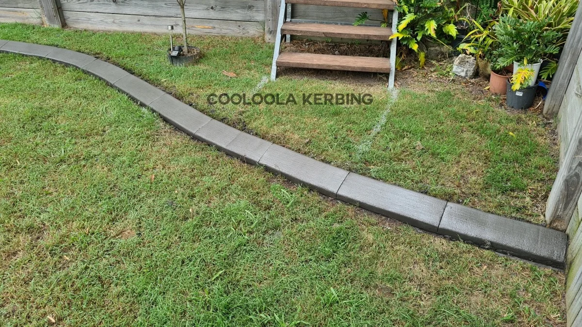 Original Cooloola Kerbing Facebook project photograph showing concrete edging or resurfacing