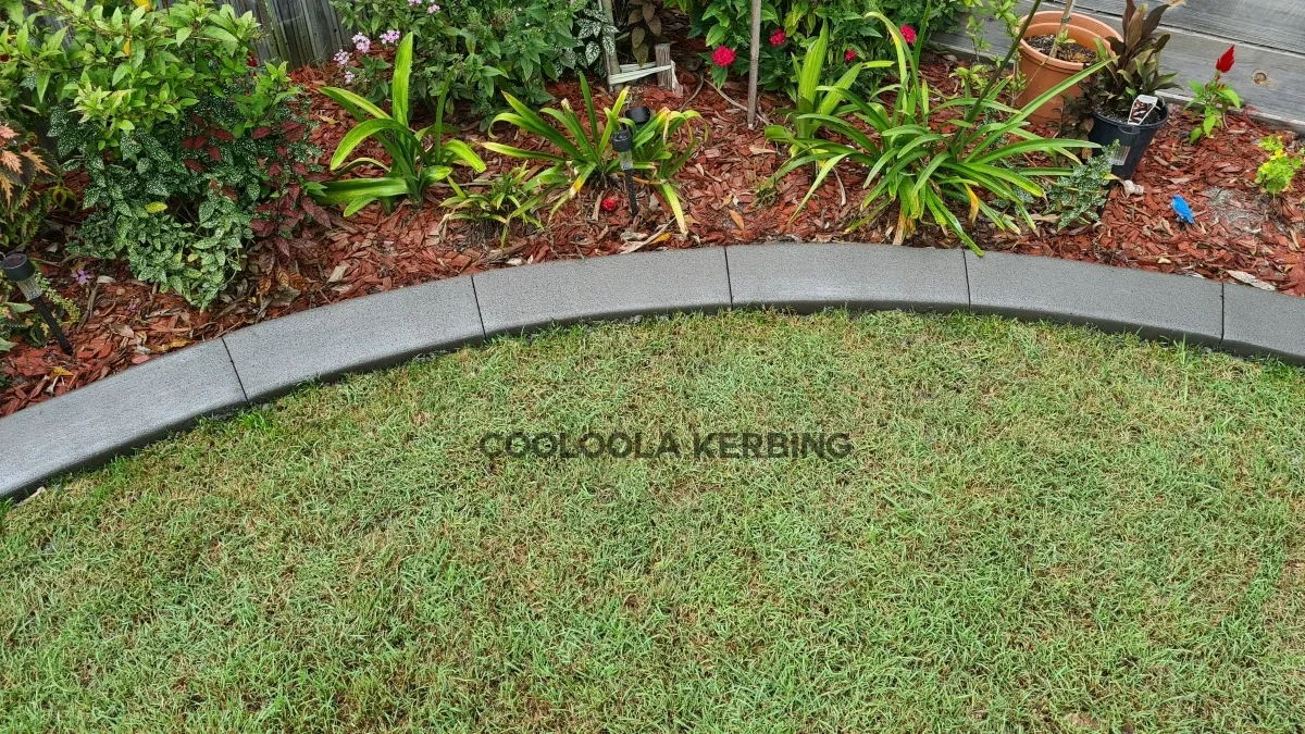 Original Cooloola Kerbing Facebook project photograph showing concrete edging or resurfacing